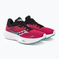Scarpe da corsa da donna Saucony Ride 16 rosa/nero 4