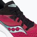 Scarpe da corsa da donna Saucony Ride 16 rosa/nero 8