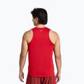 Maglietta da corsa Saucony Stopwatch Singlet Poppy da uomo 2