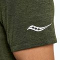 Maglietta da running Saucony Stopwatch Graphics da uomo con grafica ivy heather 4