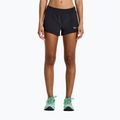 Pantaloncini da corsa da donna Saucony Outpace 2.5" Split Short nero