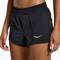 Pantaloncini da corsa da donna Saucony Outpace 2.5" Split Short nero 3