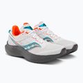 Scarpe da corsa da uomo Saucony Kinvara 14 bianco/grigio 5