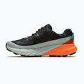 Merrell Agility Peak 5 Gtx nero / mandarino scarpe da corsa da uomo 10