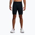 Pantaloncini da corsa Saucony Fortify foderati neri per uomo