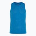Canotta da running da uomo Saucony Stopwatch Singlet cobalto heather