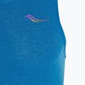 Canotta da running da uomo Saucony Stopwatch Singlet cobalto heather 3