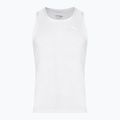 Canotta da corsa Saucony Stopwatch Singlet bianca da uomo