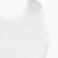Canotta da corsa Saucony Stopwatch Singlet bianca da uomo 3