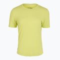 Maglietta da running Saucony Stopwatch SS sunny lime heather da donna