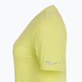 Maglietta da running Saucony Stopwatch SS sunny lime heather da donna 3