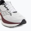 Scarpe da running uomo Saucony Ride 19 white/crimson 7