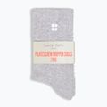 Calze da donna Sweaty Betty Pilates Crew Gripper 2 pary light grey marl 2