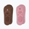 Calze da donna Sweaty Betty Ballet Gripper 2 pary decopink chestnutbrown