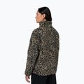 Felpa donna Sweaty Betty Plush Contrast Zip Up Fleece brown ink leopard print 3