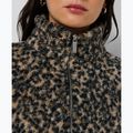 Felpa donna Sweaty Betty Plush Contrast Zip Up Fleece brown ink leopard print 5