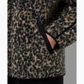 Felpa donna Sweaty Betty Plush Contrast Zip Up Fleece brown ink leopard print 6