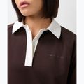 Felpa donna Sweaty Betty Revive Rugby espresso brown 5