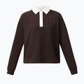 Felpa donna Sweaty Betty Revive Rugby espresso brown 6
