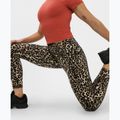 Leggings da allenamento donna Sweaty Betty Power Piping Workout 7/8 brown ink leopard print 7