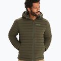 Piumino Marmot Echo Featherless Hoody Uomo nori