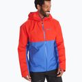 Giacca antipioggia Marmot Mitre Peak Gore Tex victory red/trail blue da uomo