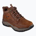 SKECHERS Respected Boswell scarpe da uomo marrone scuro 8