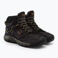 KEEN Ridge Flex Mid WP scarpe da trekking da uomo giallo caffè/keen 5