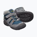 KEEN Knotch Chukka, scarponcini da trekking per bambini in acciaio grigio/blu wing teal 3