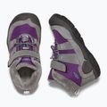 KEEN Knotch Chukka, stivali da trekking per bambini in acciaio grigio/carisma 11