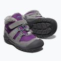 KEEN Knotch Chukka, stivali da trekking per bambini in acciaio grigio/carisma 12