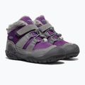 KEEN Knotch Chukka, stivali da trekking per bambini in acciaio grigio/carisma 13