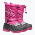 KEEN Snow Troll WP stivali da neve per bambini fucsia viola/argento 11
