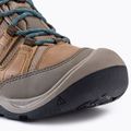 Scarpe da trekking da donna KEEN Circadia Mid WP cocco tostato/nord atlantico 7