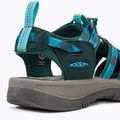 KEEN Whisper, sandali da trekking da donna in muschio marino e tintura di cravatta 9