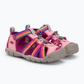 KEEN Seacamp II CNX arcobaleno/festival fucsia sandali da trekking per bambini 4