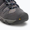 Scarpe da trekking da donna KEEN Headout Mid Waterproof grigio acciaio/blu cielo 7