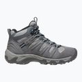 Scarpe da trekking da donna KEEN Headout Mid Waterproof grigio acciaio/blu cielo 10