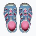 KEEN Seacamp II CNX sandali per bambini blu coronet/rosa caldo 12
