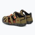 KEEN Seacamp II CNX oliva scura/fiamma oro sandali per bambini 3