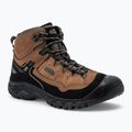 Scarponi da trekking da uomo KEEN Targhee IV Mid Wp largo bison /brindle