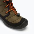 KEEN Howser II Chukka WP stivali junior oliva scura/fiamma oro 7