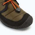 KEEN Howser II Chukka WP stivali da bambino oliva scura/fiamma oro 7