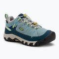 Scarpe da trekking per bambini KEEN Targhee IV Low Waterproof reef waters/verde daiquiri