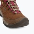 Scarpe da trekking donna KEEN Targhee IV Mid Wp bison/beaujolais 7
