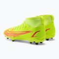 Scarpe da calcio per bambini Nike Superfly 8 Club FG/MG Jr volt/nero/cremisi 3