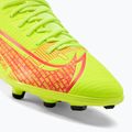 Scarpe da calcio per bambini Nike Superfly 8 Club FG/MG Jr volt/nero/cremisi 8