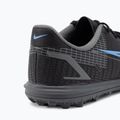 Scarpe da calcio per bambini Nike Vapor 14 Academy TF Jr nero/grigio ferro 8