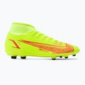 Scarpe da calcio da uomo Nike Superfly 8 Club FG/MG volt/nero/cremisi 2