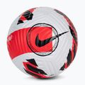 Nike volo bianco / rosso calcio dimensioni 5